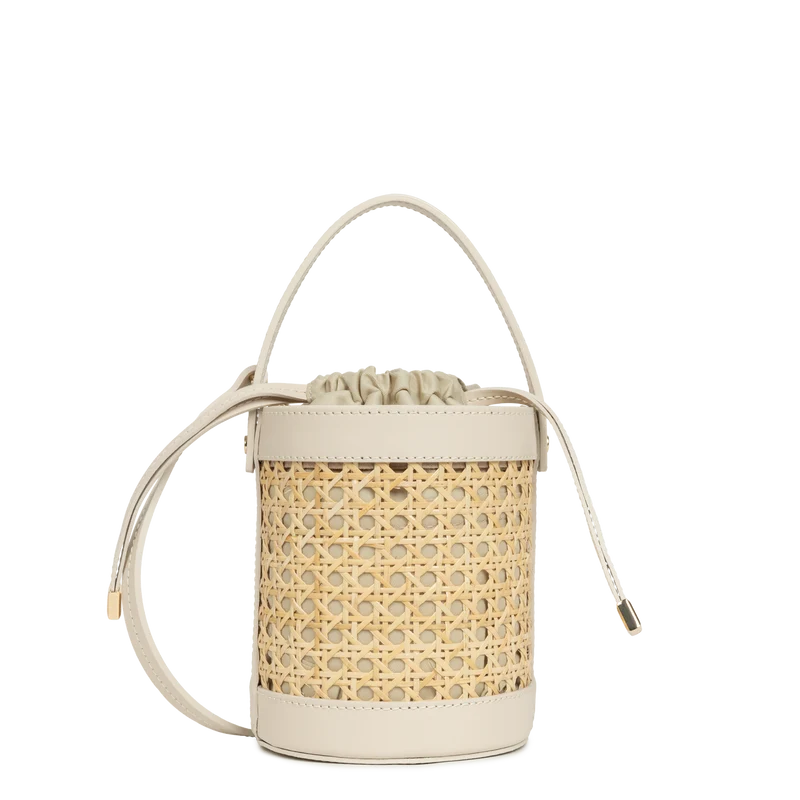Petit sac seau - Cannage Rotin