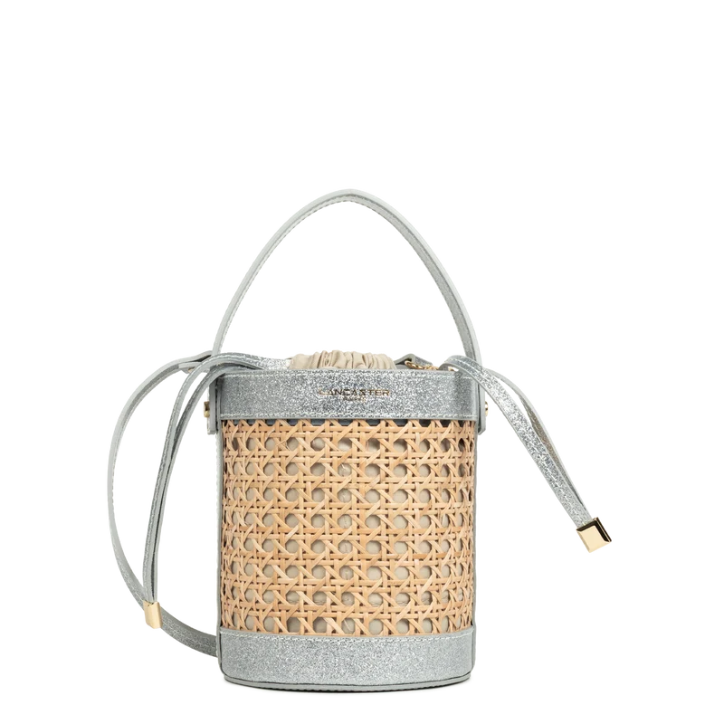 Petit sac seau - Cannage Rotin