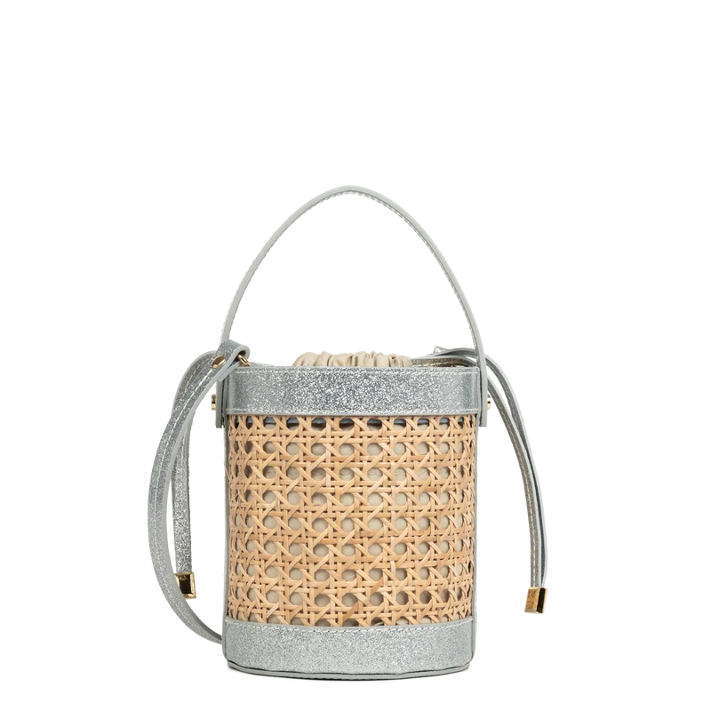 Petit sac seau - Cannage Rotin