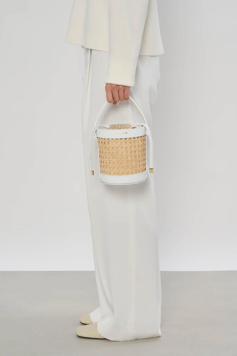 Petit sac seau - Cannage Rotin