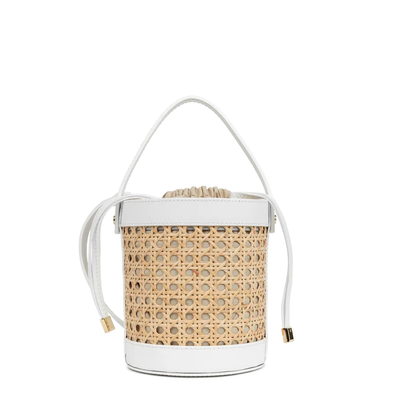 Petit sac seau - Cannage Rotin