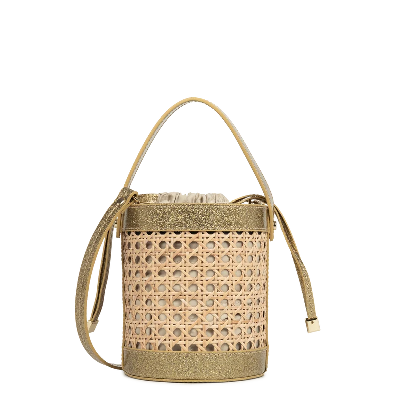 Petit sac seau - Cannage Rotin