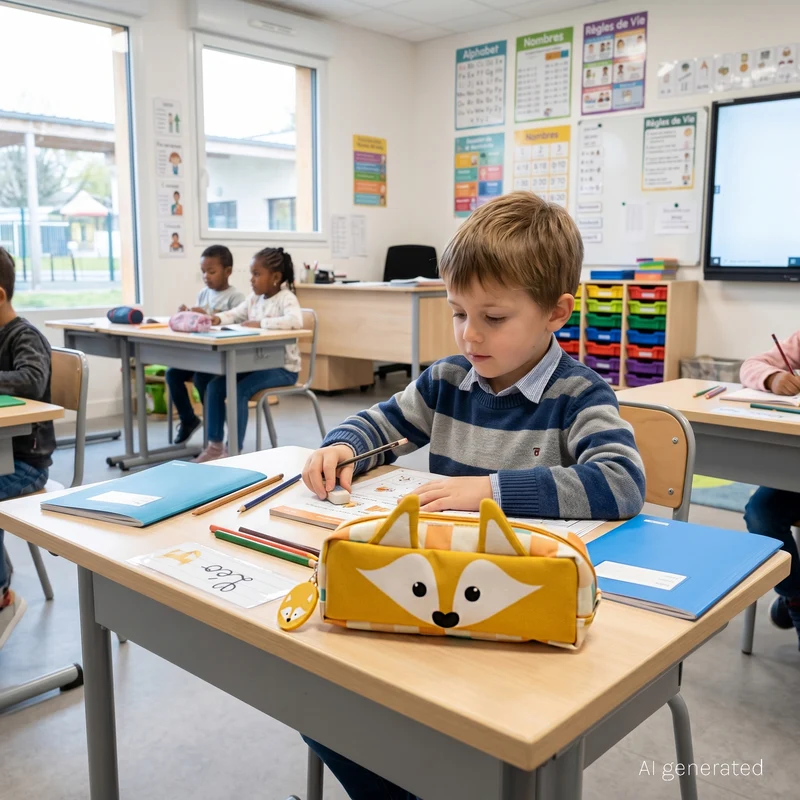 Trousse scolaire simple Cyranos le renard