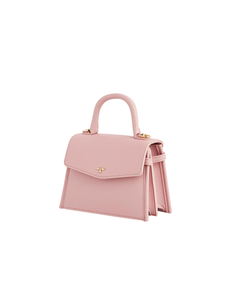 Pink Structured Tote Bag Small