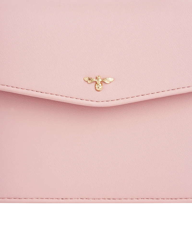 Pink Structured Tote Bag Small
