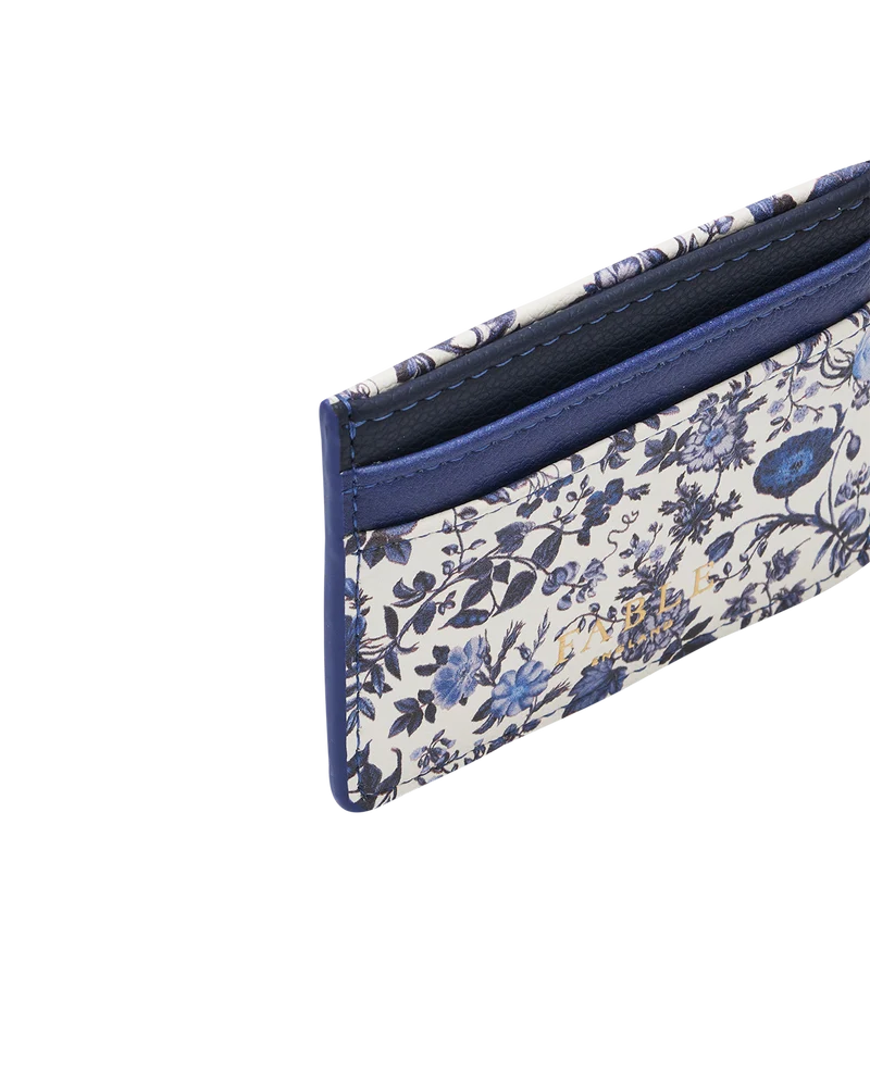 Blue Agnes Ditsy Card Holder
