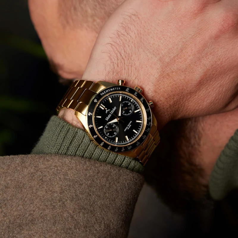 Mats Meier Arosa Racing Hommes Montre Or MM50007