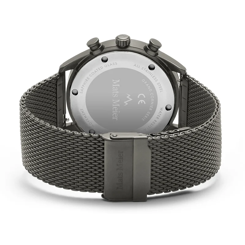 Mats Meier Grand Cornier Hommes Montre Gris MM00125