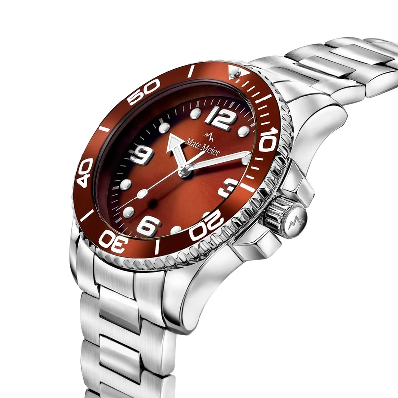Mats Meier Ponte Dei Salti Hommes Montre Argent MM00526