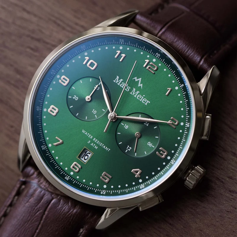Mats Meier Mont Vélan Hommes Montre Marron MM10002