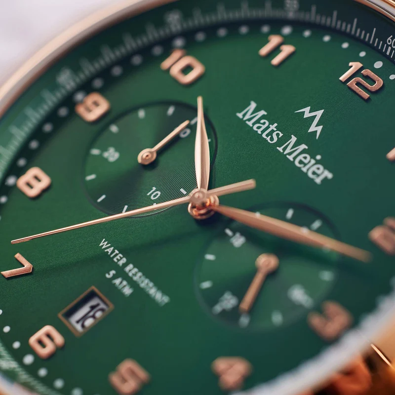 Mats Meier Mont Vélan Hommes Montre Marron MM10002