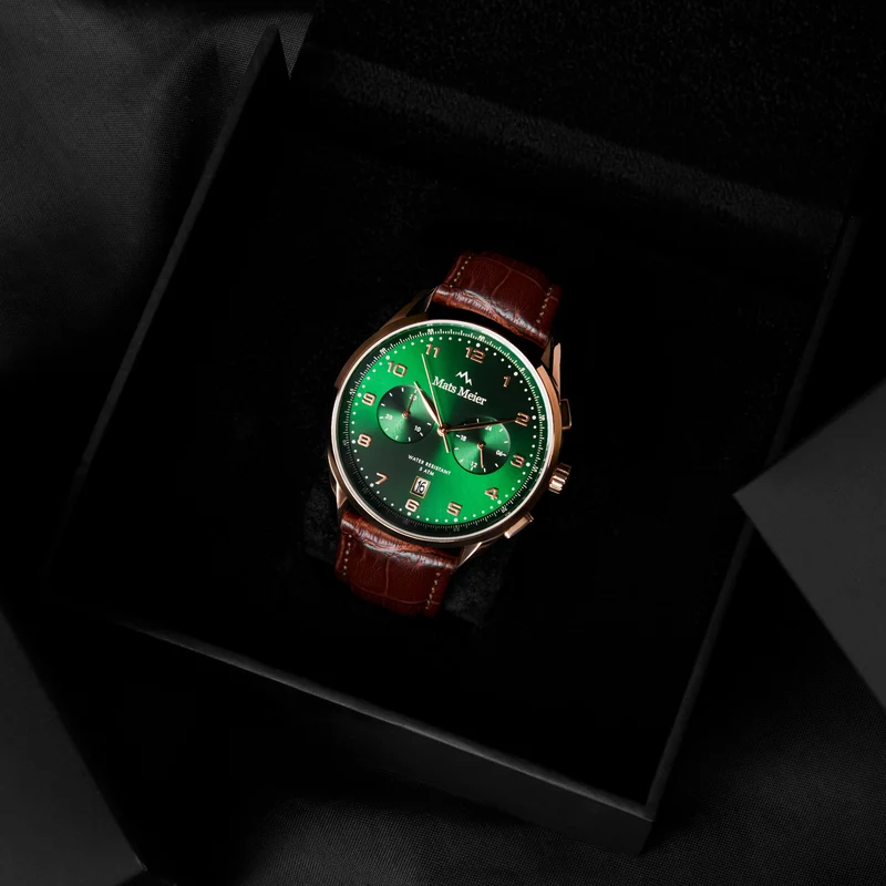 Mats Meier Mont Vélan Hommes Montre Marron MM10002