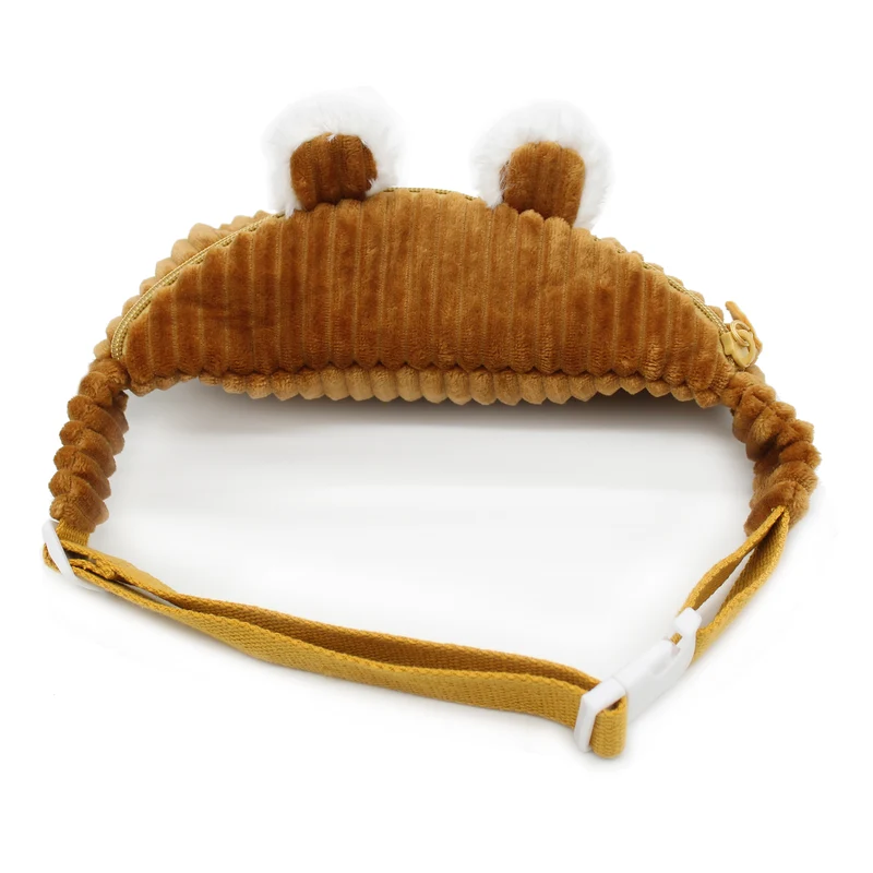Sac banane en velours côtelé Spéculos le tigre