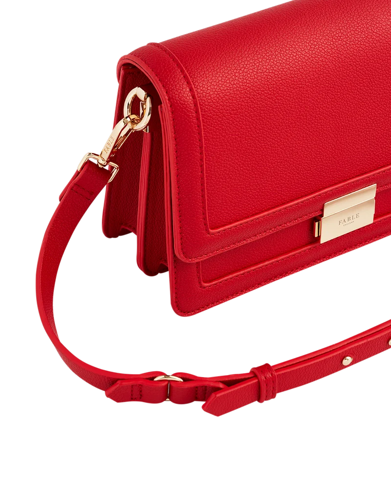 Kate Red Foldover Bag