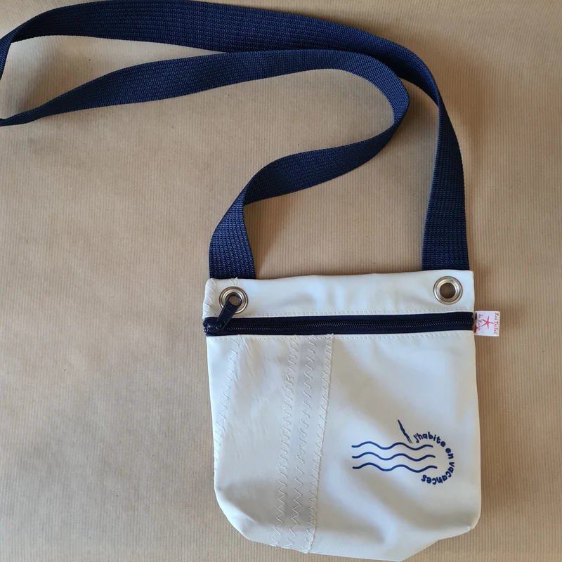 Mini Sac "J'habite en vacances"