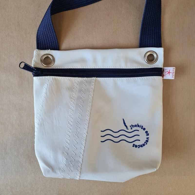Mini Sac "J'habite en vacances"