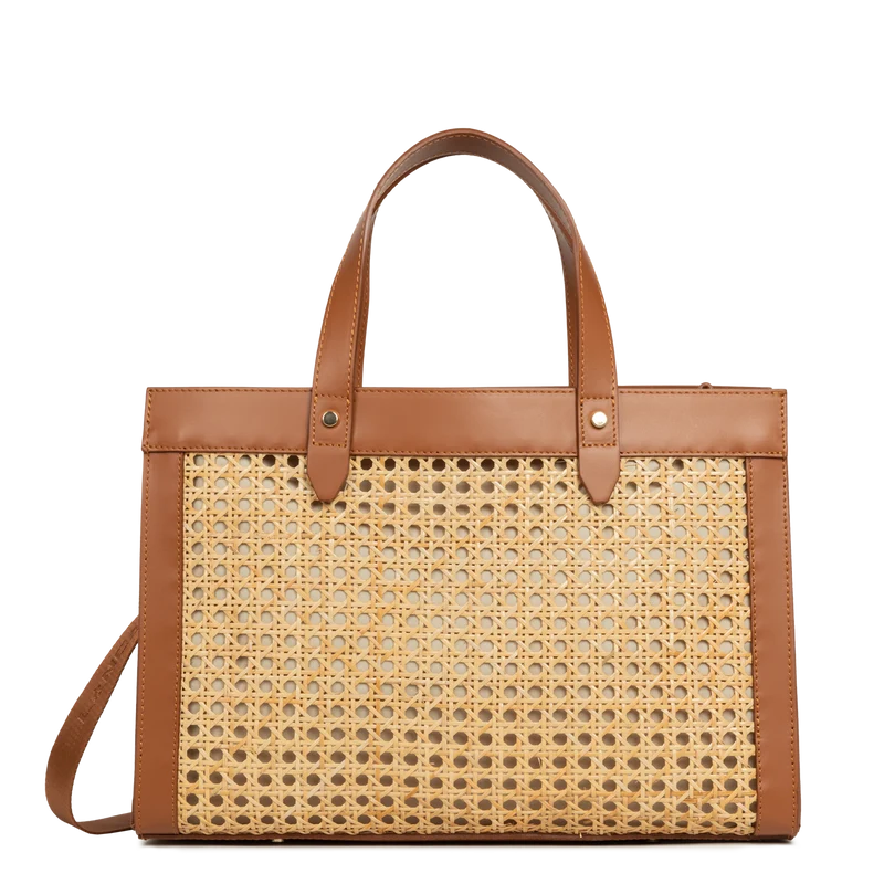 Sac cabas main - Cannage Rotin