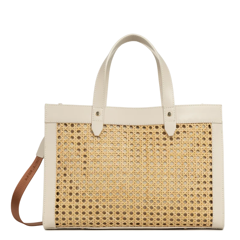 Sac cabas main - Cannage Rotin