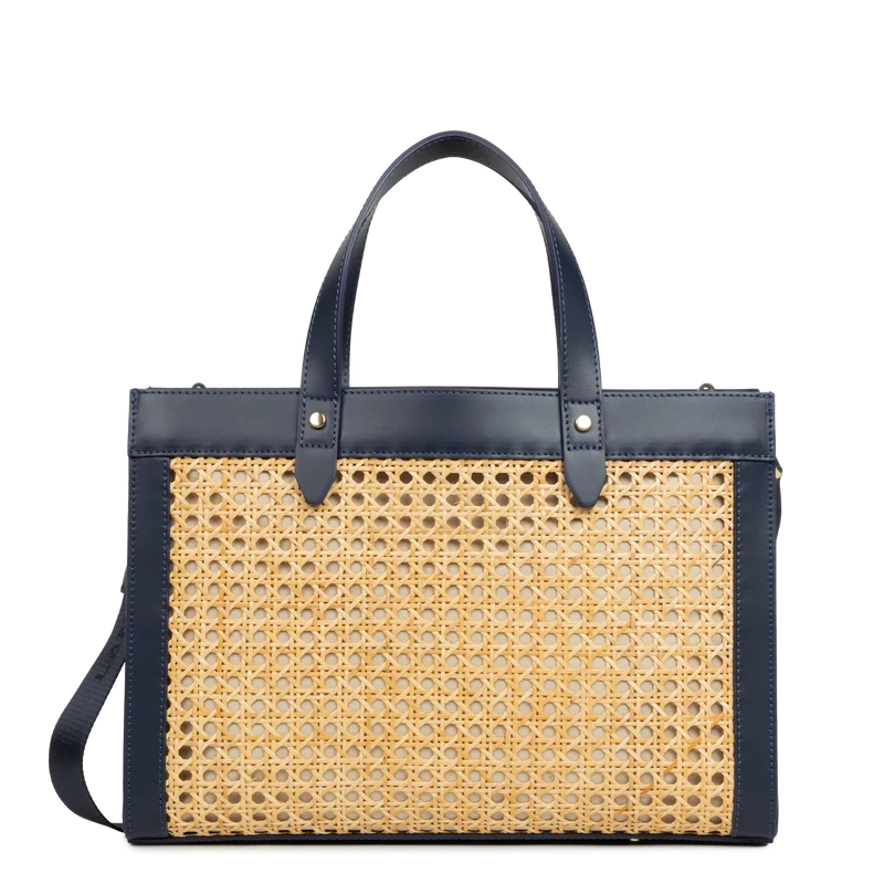 Sac cabas main - Cannage Rotin