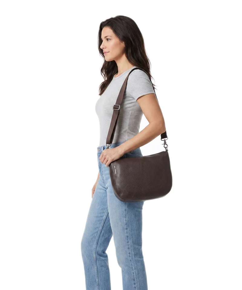 Mandarina Duck Mellow Leather Sac bandoulière espresso