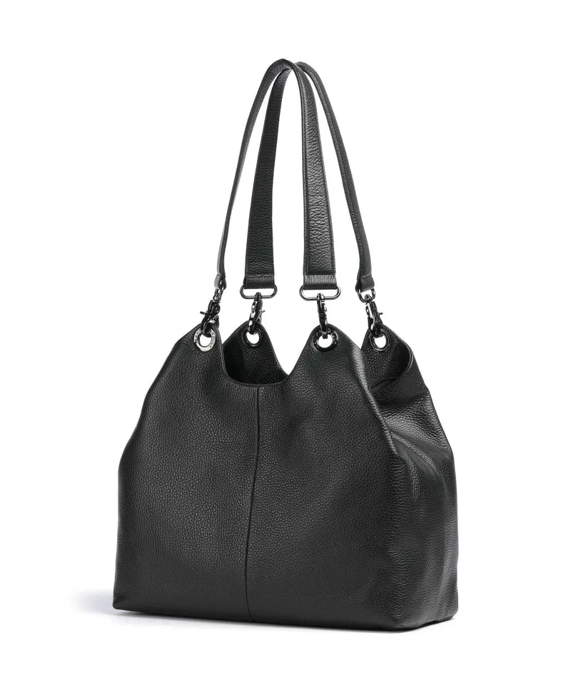 Mandarina Duck Mellow Leather Cabas nero