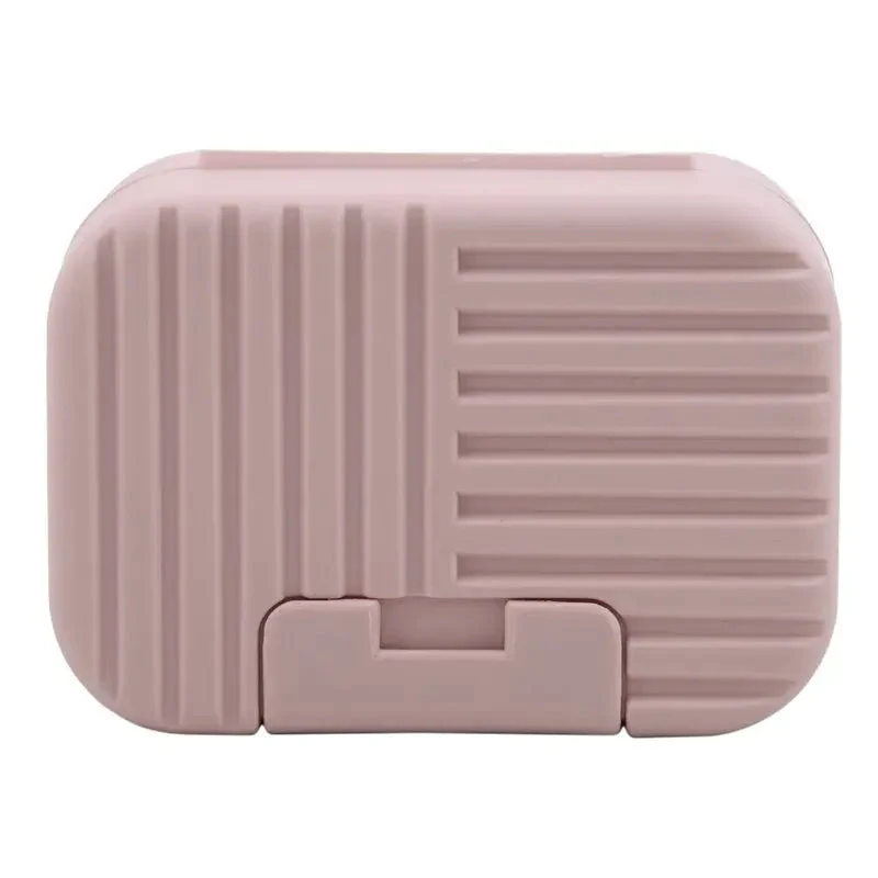 Boîte à Savon de Voyage | Motif à Rayures Compact