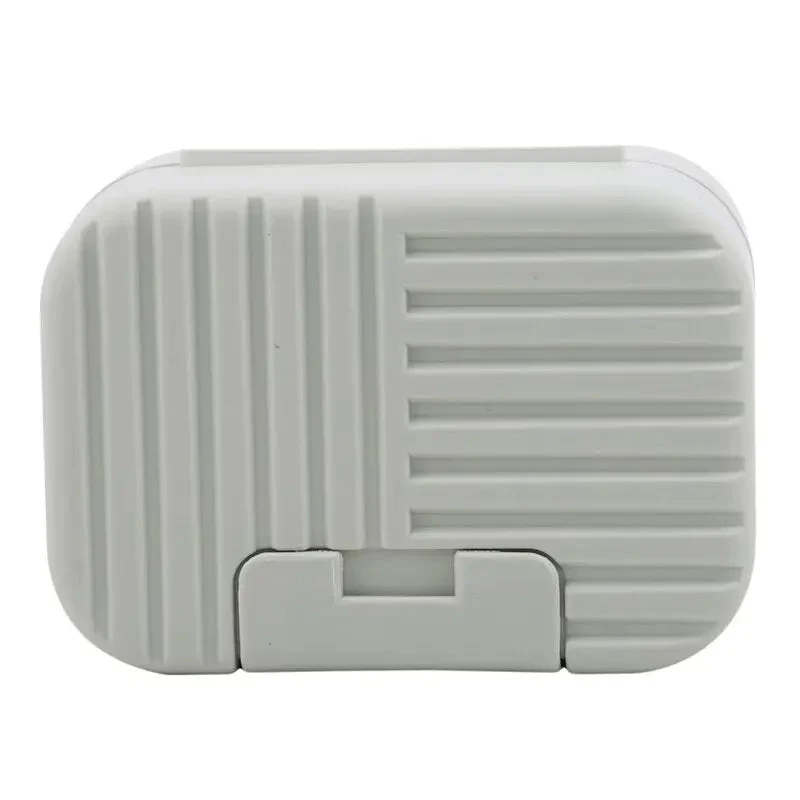 Boîte à Savon de Voyage | Motif à Rayures Compact