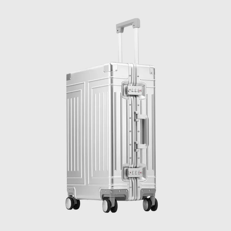 Valise Cabine Aluminium 45l | Magnésium et Verrous Tsa