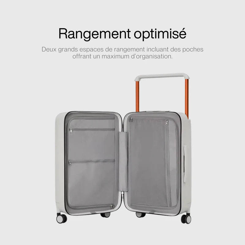 Valise Cabine Acceptée en Cabine | Abriquée Partir Composite Tricouche Haut