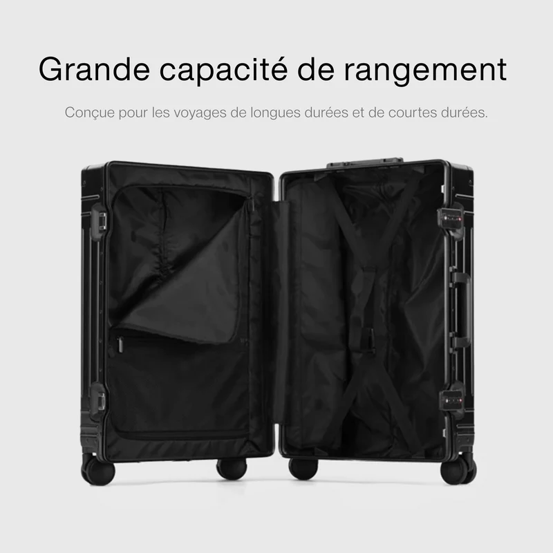 Valise Aluminium Voyage | Coque Rigide Tsa
