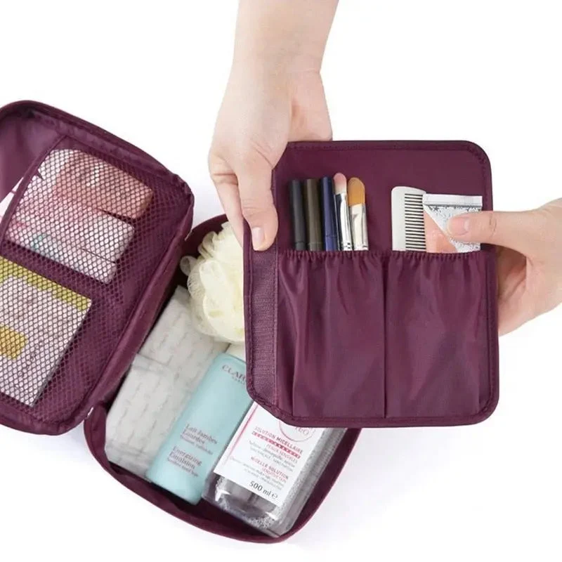 Trousse Maquillage Voyage | Nylon Imperméable Coloré