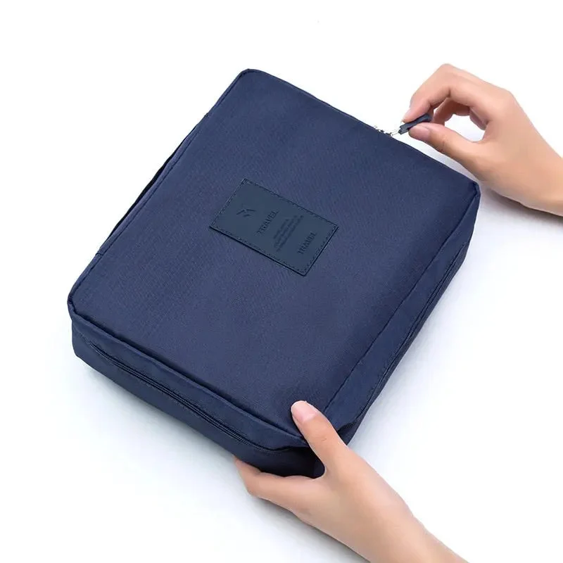 Trousse Maquillage Voyage | Nylon Imperméable Coloré