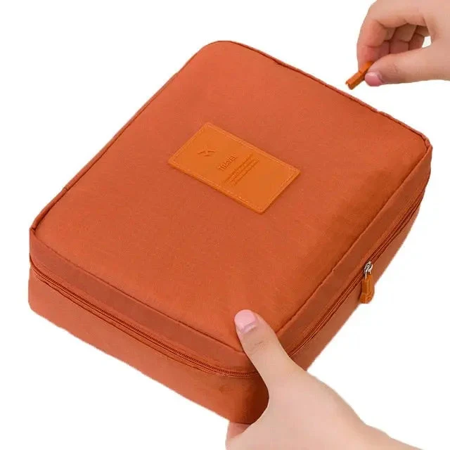 Trousse Maquillage Voyage | Nylon Imperméable Coloré