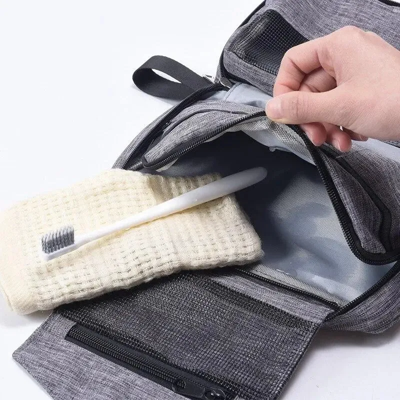 Trousse de Toilette Voyage Suspendue | Nylon Waterproof Compartimentée