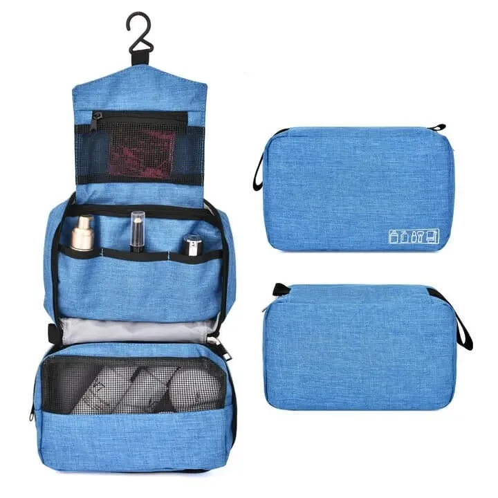 Trousse de Toilette Voyage Suspendue | Nylon Oxford Compact