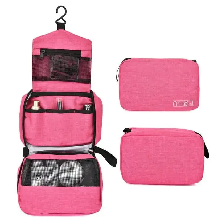 Trousse de Toilette Voyage Suspendue | Nylon Oxford Compact