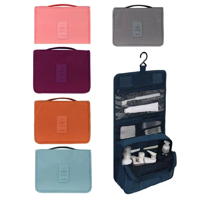 Trousse de Toilette Voyage Suspendue | Nylon Compact et Pratique