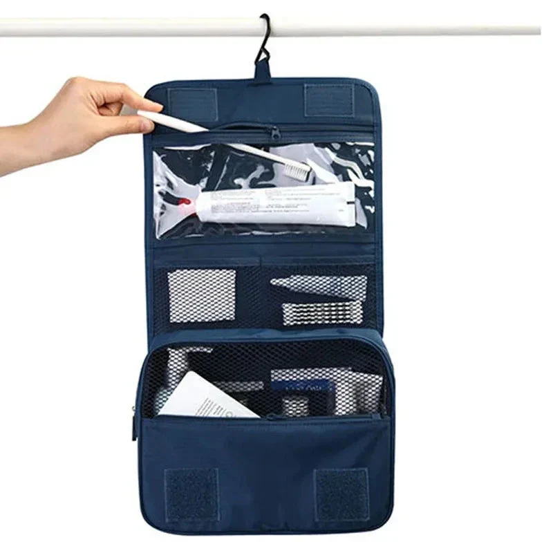 Trousse de Toilette Voyage Suspendue | Nylon Compact et Pratique