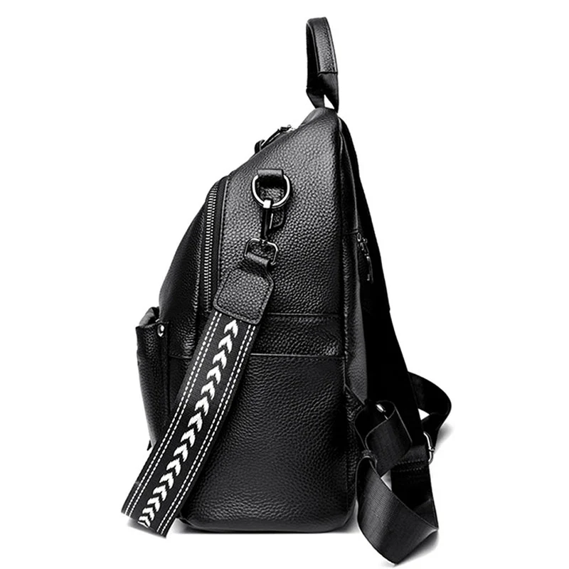 Irvin sac à dos femme cuir noir