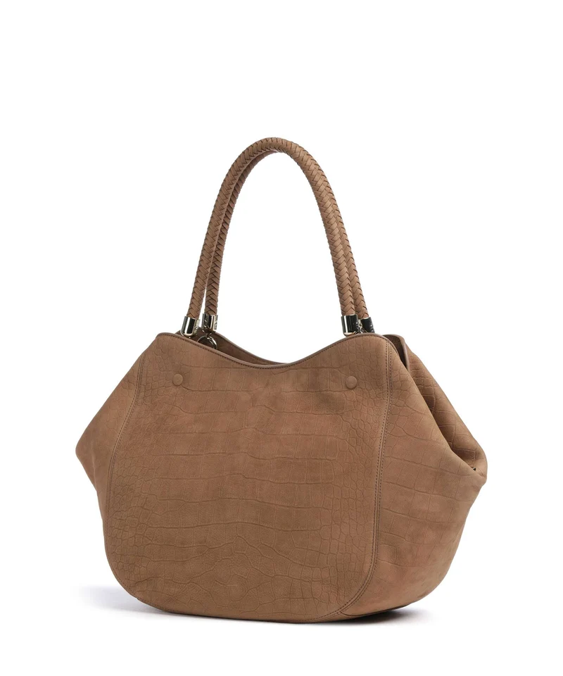 Aigner Carré Soft L Cabas saddle brown