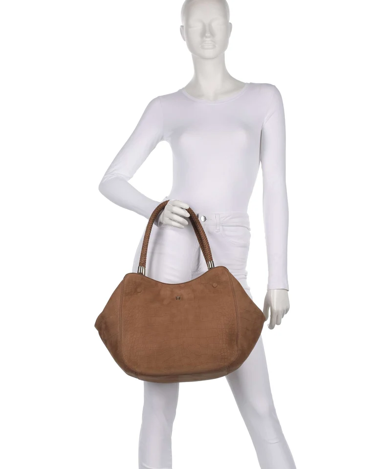 Aigner Carré Soft L Cabas saddle brown