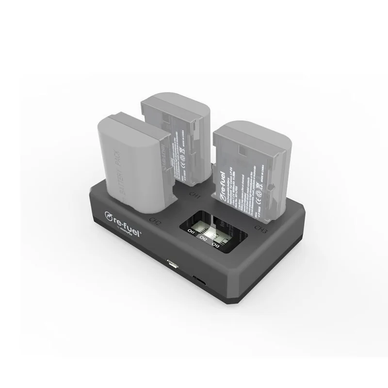 Chargeur triple Canon LP-E6