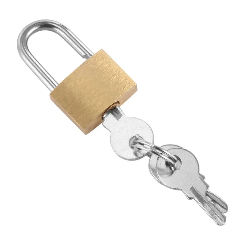 Cadenas Valise or | Alliage Inoxydable à Clé