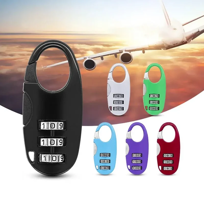 Cadenas Bagage Avion | Code 3 Chiffres Zinc