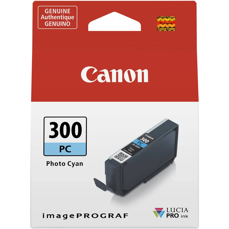 Cartouche d'encre PFI-300 Cyan Photo