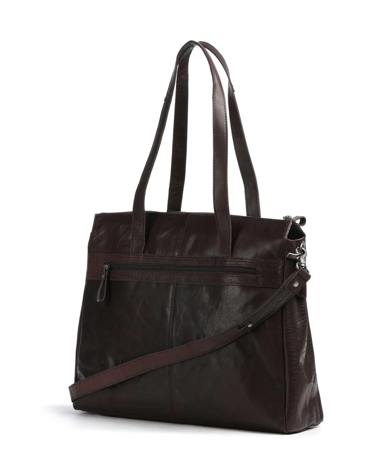 Spikes & Sparrow Bronco California Cabas dark brown