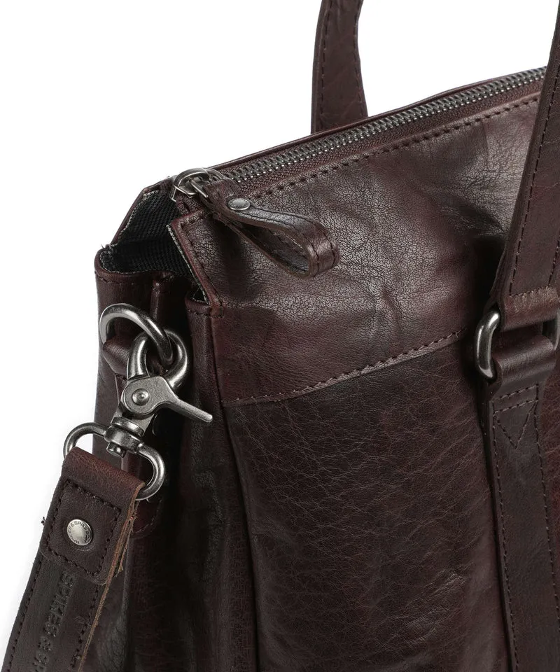 Spikes & Sparrow Bronco California Cabas dark brown