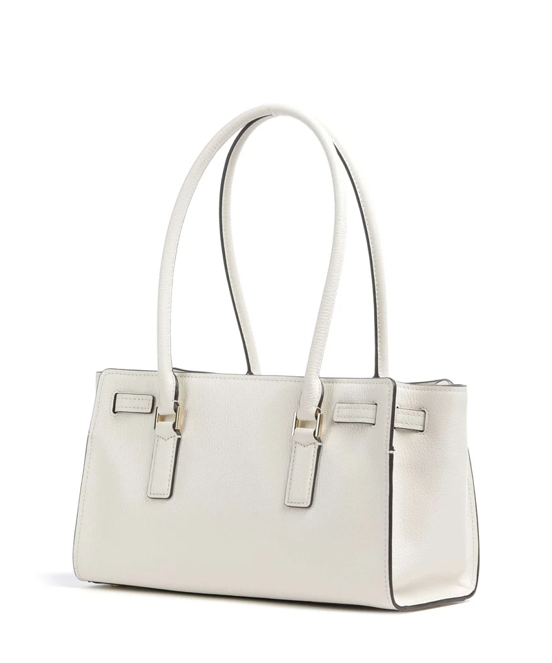 Michael Kors Hamilton Moderne Small Sac porté épaule eggshell