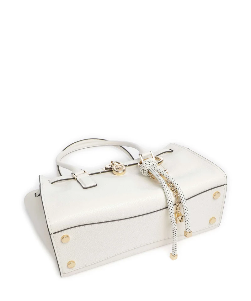 Michael Kors Hamilton Moderne Small Sac porté épaule eggshell