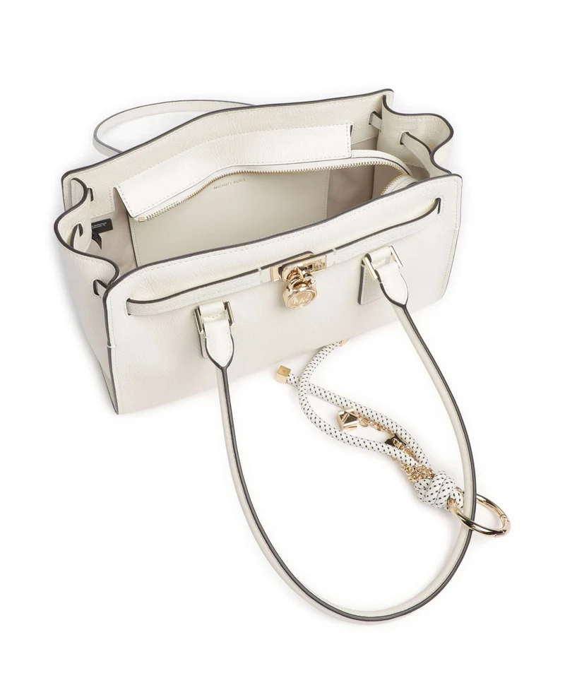 Michael Kors Hamilton Moderne Small Sac porté épaule eggshell